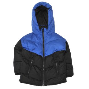 Zara - Fekete, kék télikabát (116)