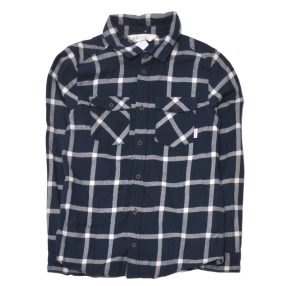 H&M - Kék-fehér kockás hosszú ujjú blúz (140)