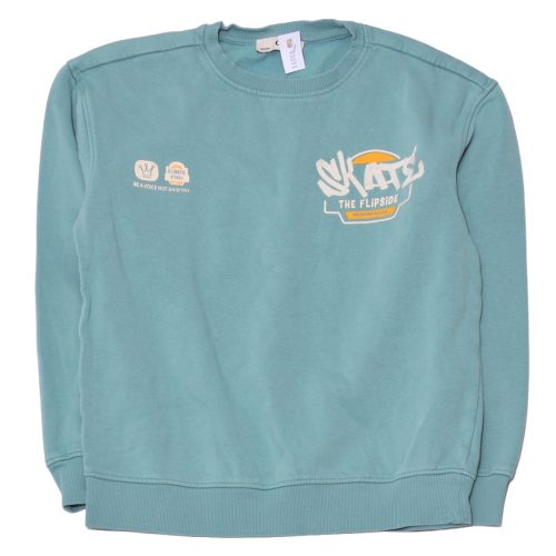 C&A - Zöld, skate pulóver (158)