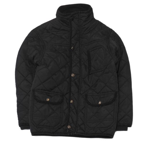 Fekete átmeneti kabát (122-128)