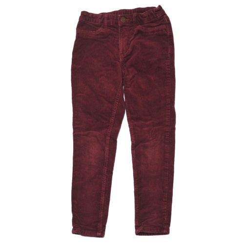 H&M - Bordó kordnadrág (116)