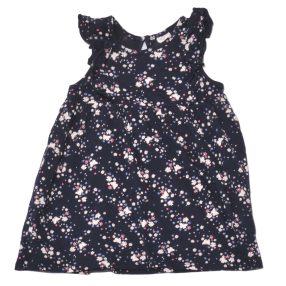 H&M - Kék, virágmintás ruha (86)