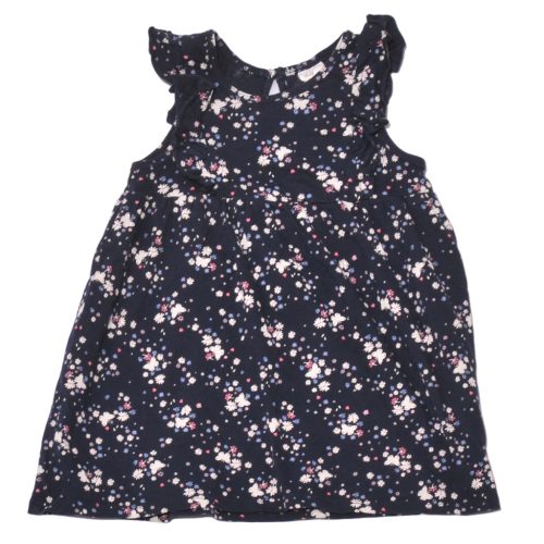 H&M - Kék, virágmintás ruha (86)