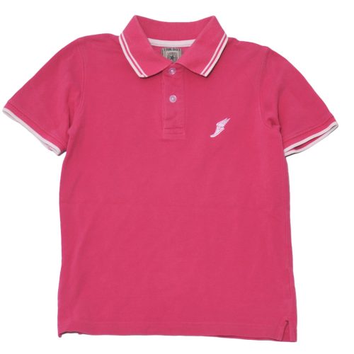 Pink galléros póló (128-134)