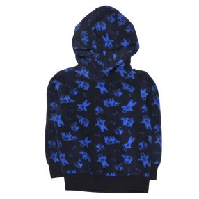 Kék, macis polár pulóver (104)