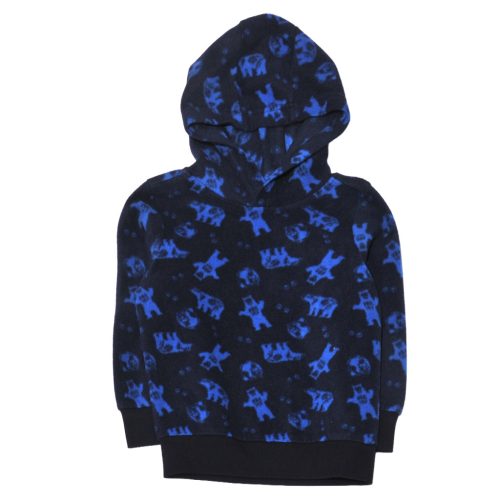 Kék, macis polár pulóver (104)