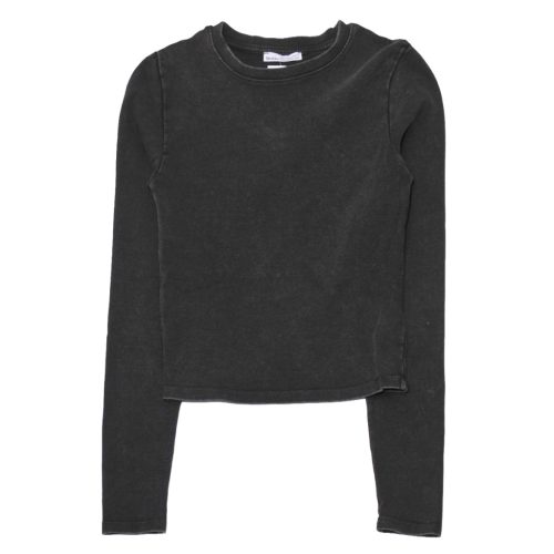 Bershka - Szürke hosszú ujjú póló (S)