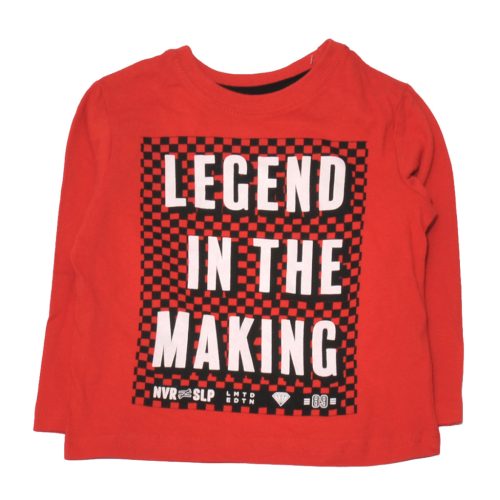 Piros hosszú ujjú póló (92)