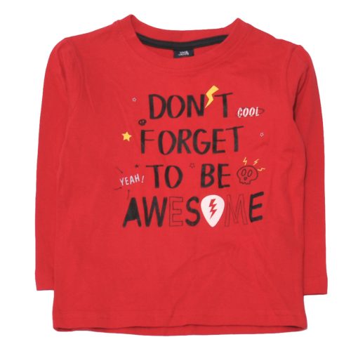 Piros hosszú ujjú póló (92)