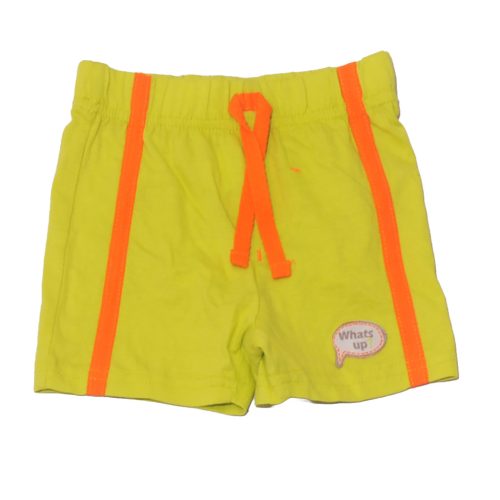 Világoszöld, narancs rövidnadrág (74)