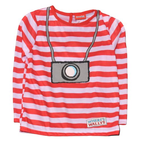 Where's Wally? - Piros-fehér csíkos jelmez felső (122*)