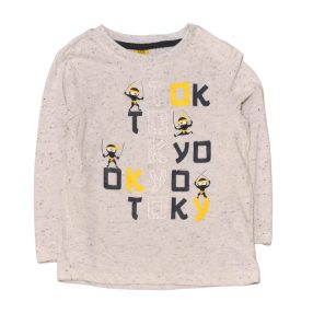 Szürke, nindzsás hosszú ujjú póló (104)