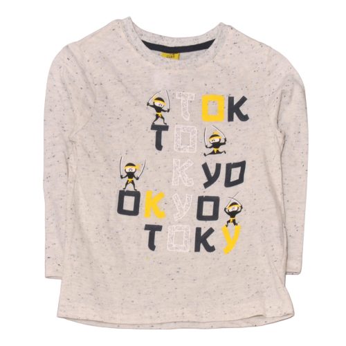 Szürke, nindzsás hosszú ujjú póló (104)