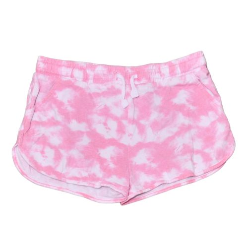 Rózsaszín, fehér rövidnadrág (146-152)