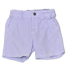 H&M - Kék-fehér csíkos rövidnadrág (74)