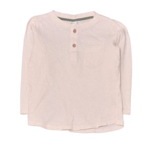 H&M - Krém hosszú ujjú póló (104)