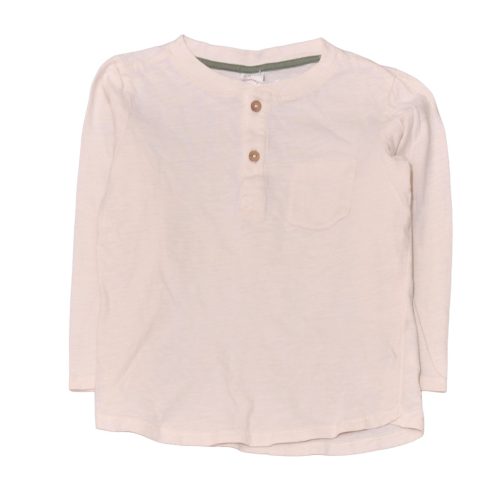 H&M - Krém hosszú ujjú póló (104)