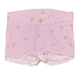 H&M - Rózsaszín, virágmintás rövidnadrág (110)