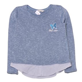 H&M - Kék pulóver (146-152)