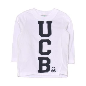 Benetton - Fehér hosszú ujjú póló (80)