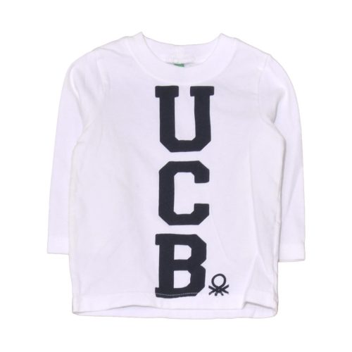 Benetton - Fehér hosszú ujjú póló (80)