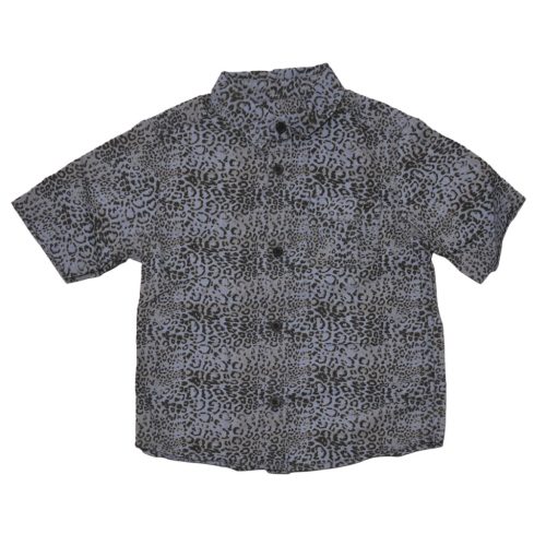 M&Co leopárdmintás rövid ujjú ing (104-110)