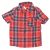 Piros-Kék kockás rövid ujjú ing (92-98)