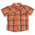 Narancssárga kockás rövid ujjú ing (104)