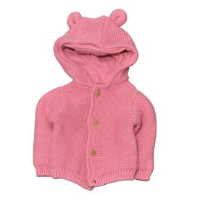 Marks&Spencer - Rózsaszín macifüles kardigán (62-68)