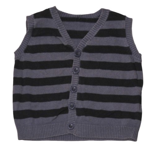 Fekete-kék csíkos mellény (80-86)