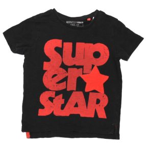 Next - Fekete, feliratos póló (98-104)