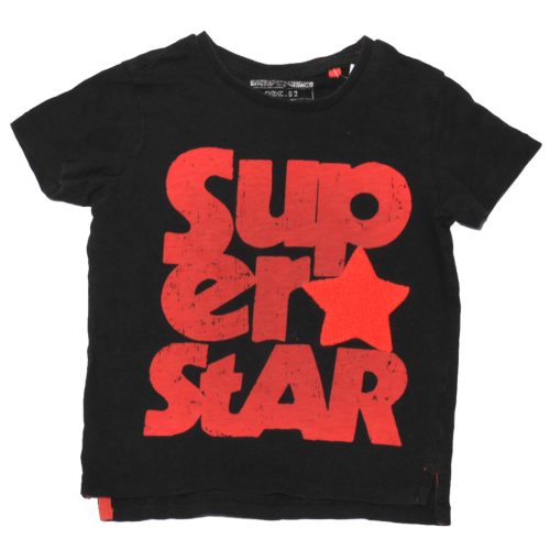 Next - Fekete, feliratos póló (98-104)