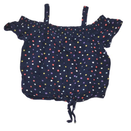 Next - Kék, pöttyös ujjatlan felső (98)