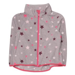 H&M - Szürke, csillagos polár melegítőfelső (110-116)