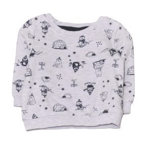 Szürke, macis pulóver (74)