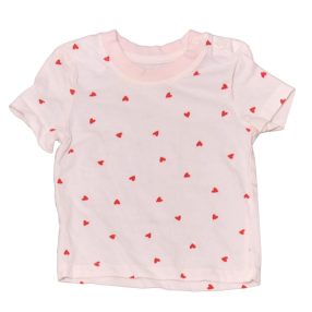 Rózsaszín, szivecskés póló (68)