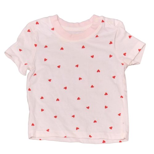 Rózsaszín, szivecskés póló (68)