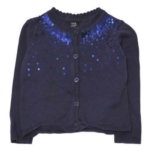 Kék, flitteres kardigán (104)