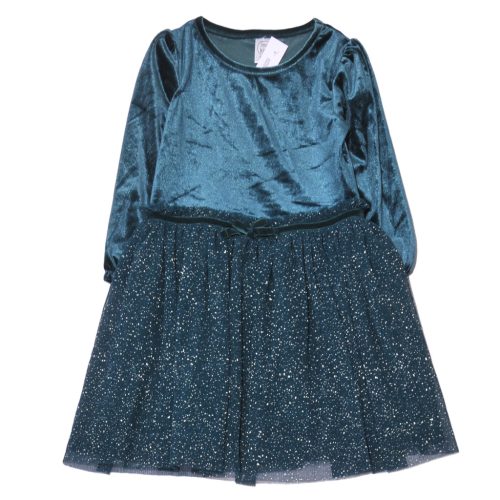 Zöld, csillogós alkalmi ruha (104)