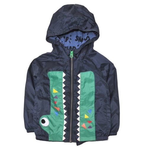 Next - Kék, zöld krokodilos átmeneti kabátka (104-110)