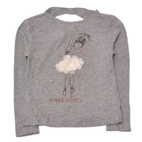   Terranova - Szürke, balerinás hosszú ujjú felső (116-122)