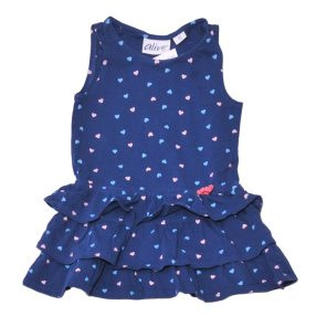 Kék, szivecskés ruha (92)