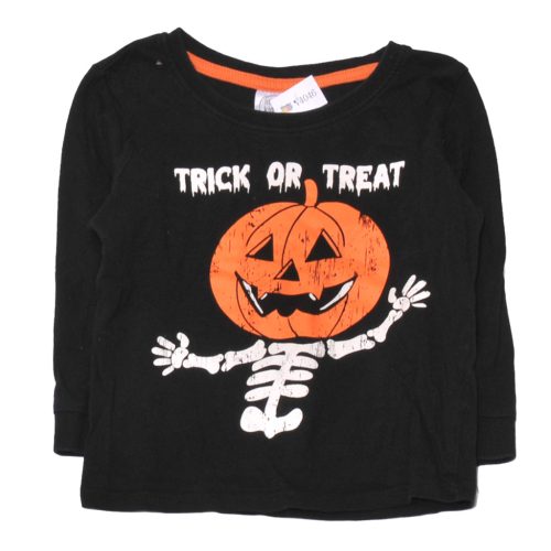Fekete, Halloween hosszú ujjú felső (92-98)