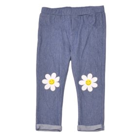 Kék, virágos leggings (86)