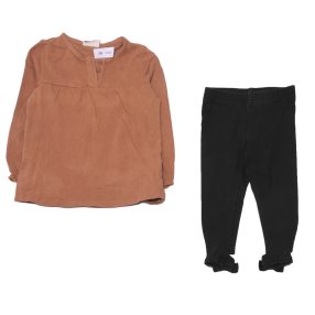 Ralph Lauren/So cute - Barna, fekete ruha szett (92)