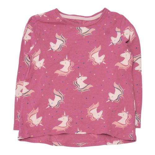 Lila, unicornis hosszú ujjú póló (110)