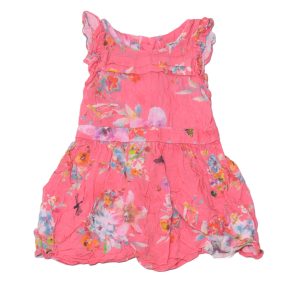 Next - Rózsaszín, mintás ruha (86-92)