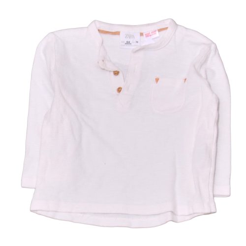 Zara - Fehér hosszú ujjú póló (74)