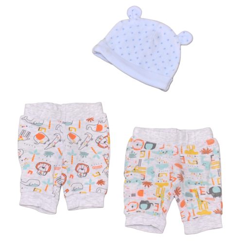 Szürke, kék ruha szett (56)