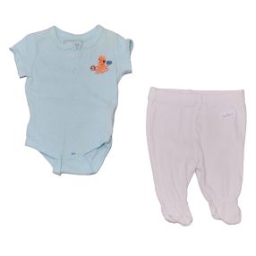 Kék, fehér ruha szett (56)